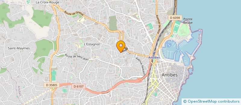 localisation de l'entreprise MADAME BENEDICTE MALDINI  ANTIBES