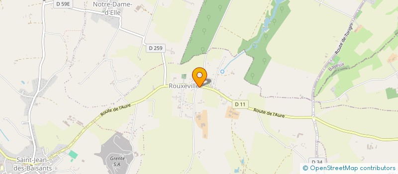 localisation de l'entreprise MADAME BENEDICTE MARIE-DELAUNAY  SAINT-JEAN-D'ELLE