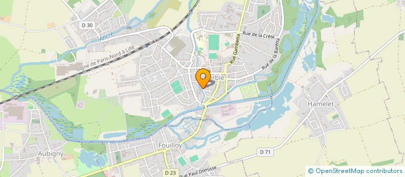 localisation de l'entreprise MADAME BENEDICTE MARLOT  LACROIX-SAINT-OUEN