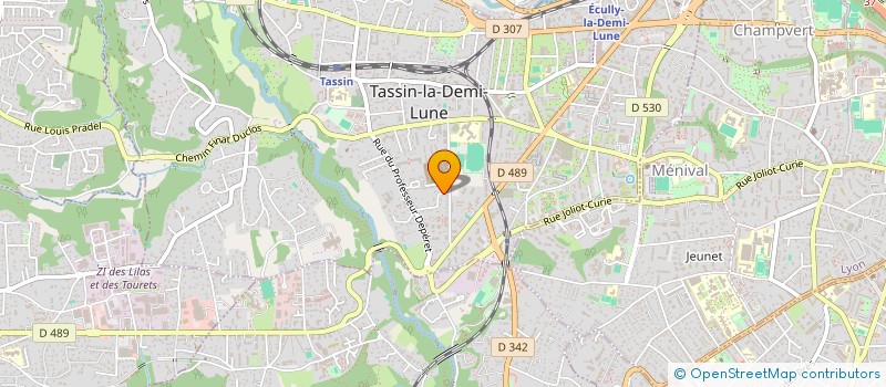 localisation de l'entreprise MADAME BENEDICTE MARTEL à TASSIN-LA-DEMI-LUNE