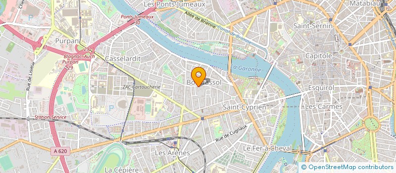 localisation de l'entreprise MADAME BENEDICTE MARTINEL à TOULOUSE