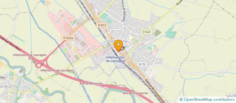 localisation de l'entreprise MADAME BENEDICTE MARTY à VILLEFRANCHE-DE-LAURAGAIS