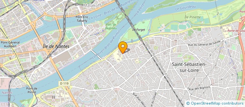 localisation de l'entreprise MADAME BENEDICTE MASAKA  SAINT-SEBASTIEN-SUR-LOIRE