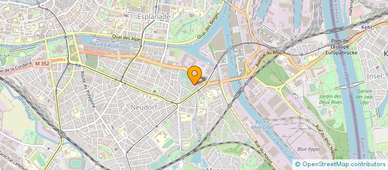 localisation de l'entreprise MADAME BENEDICTE MATZ à STRASBOURG