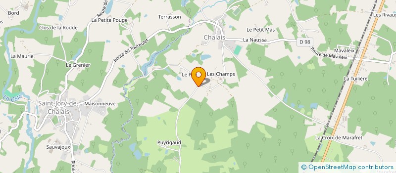 localisation de l'entreprise MADAME BENEDICTE MAUD  CHALAIS