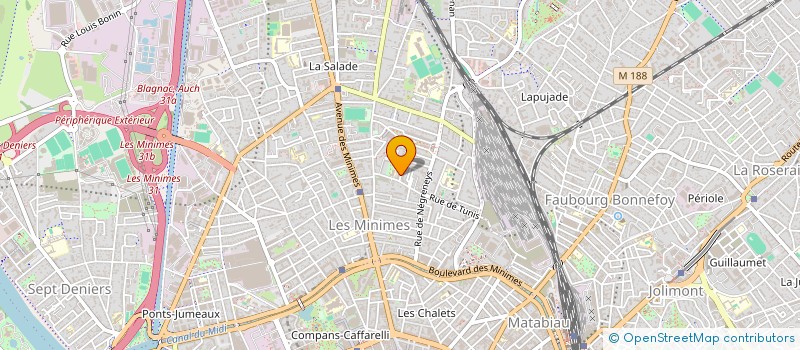localisation de l'entreprise MADAME BENEDICTE MAZIERES à TOULOUSE