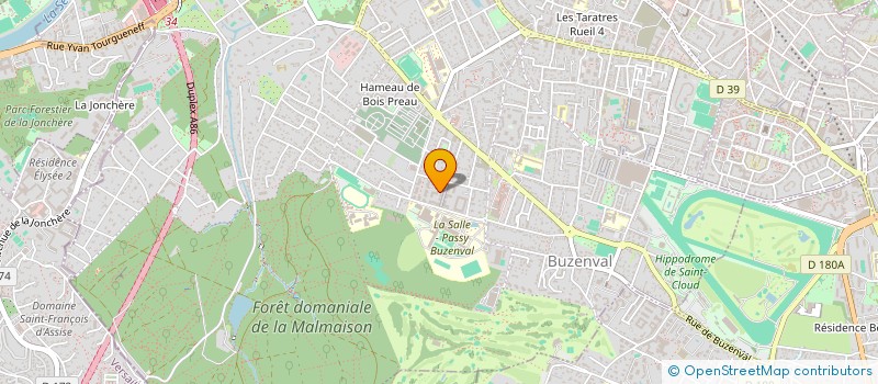 localisation de l'entreprise MADAME BENEDICTE MENESGUEN  LE VESINET