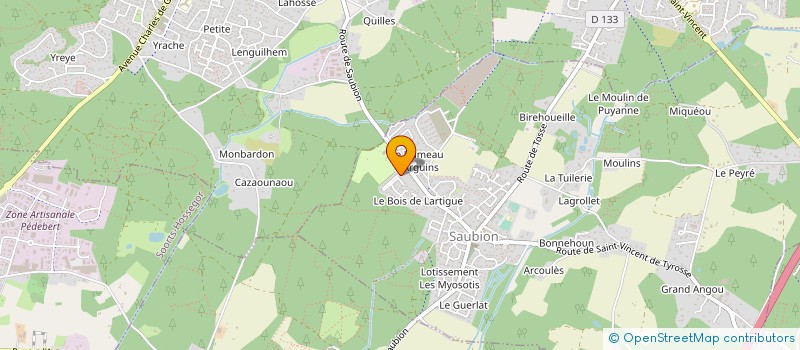 localisation de l'entreprise MADAME BENEDICTE MEYEN  SAUBION