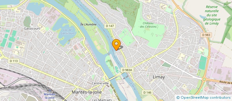 localisation de l'entreprise MADAME BENEDICTE MEYER  LIMAY