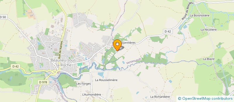 localisation de l'entreprise MADAME BENEDICTE MICHAUD  VENANSAULT