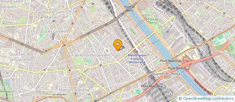 localisation de l'entreprise MADAME BENEDICTE MILLERON  GENNEVILLIERS