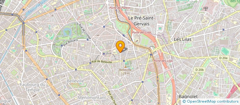 localisation de l'entreprise MADAME BENEDICTE MOINET  PARIS