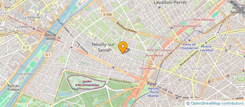 localisation de l'entreprise MADAME BENEDICTE MORAL  NEUILLY-SUR-SEINE