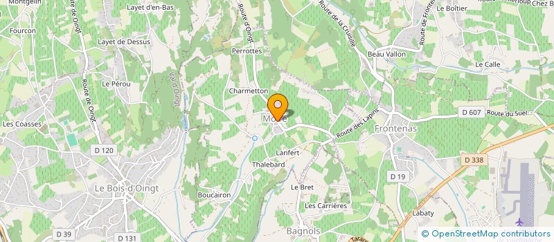 localisation de l'entreprise MADAME BENEDICTE MOREL  MOIRE