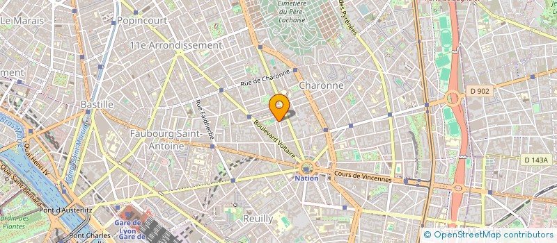 localisation de l'entreprise MADAME BENEDICTE MORIN  PARIS