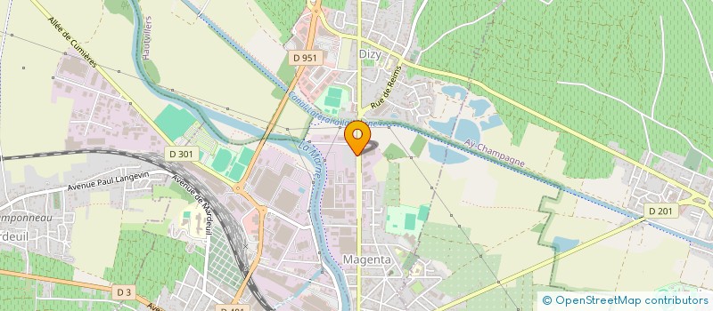 localisation de l'entreprise MADAME BENEDICTE MORISSEAU  BRUGNY-VAUDANCOURT