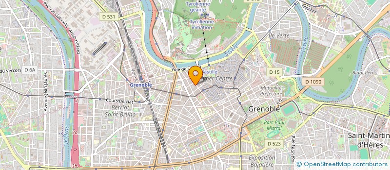 localisation de l'entreprise MADAME BENEDICTE MORLAT à GRENOBLE