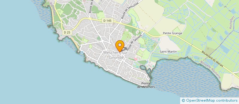 localisation de l'entreprise MADAME BENEDICTE MOUNIER  MESCHERS-SUR-GIRONDE