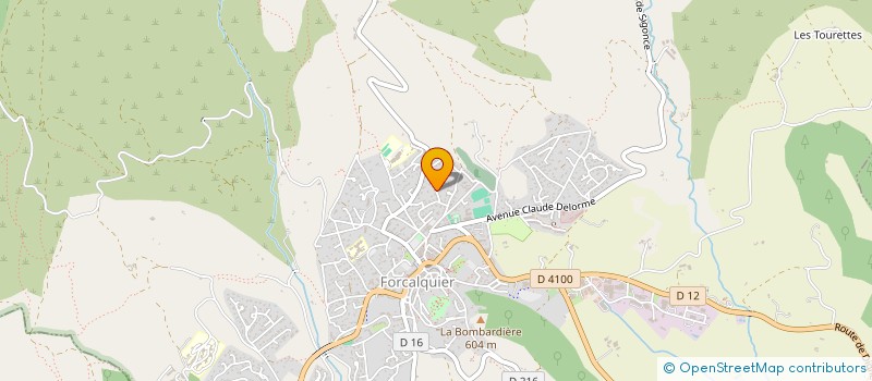 localisation de l'entreprise MADAME BENEDICTE MOURGUES à FORCALQUIER