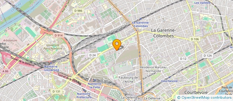 localisation de l'entreprise MADAME BENEDICTE NEMO à LA GARENNE-COLOMBES