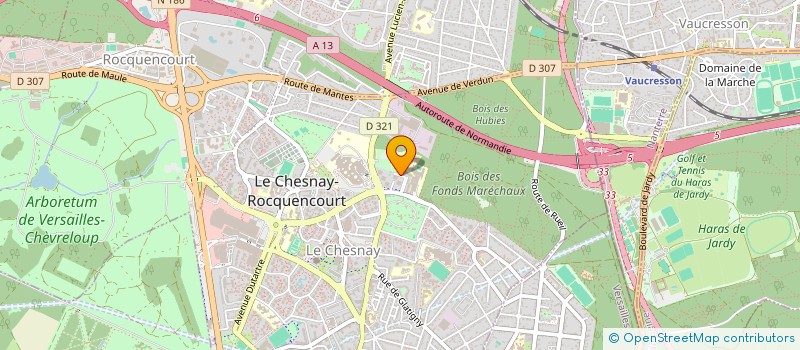 localisation de l'entreprise MADAME BENEDICTE NIJDAM  LE CHESNAY-ROCQUENCOURT