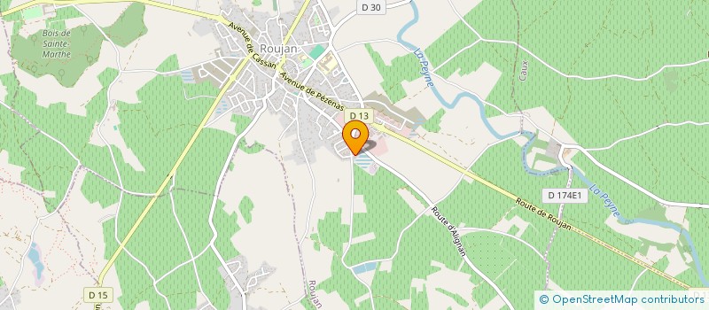 localisation de l'entreprise MADAME BENEDICTE NIVOLLET  ROUJAN