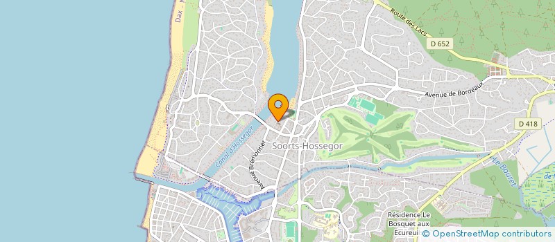 localisation de l'entreprise MADAME BENEDICTE NOEL  CAPBRETON