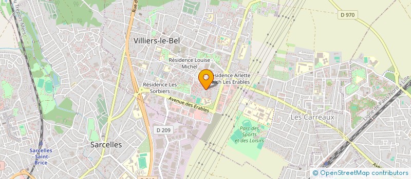 localisation de l'entreprise MADAME BENEDICTE NTUMPI à VILLIERS-LE-BEL