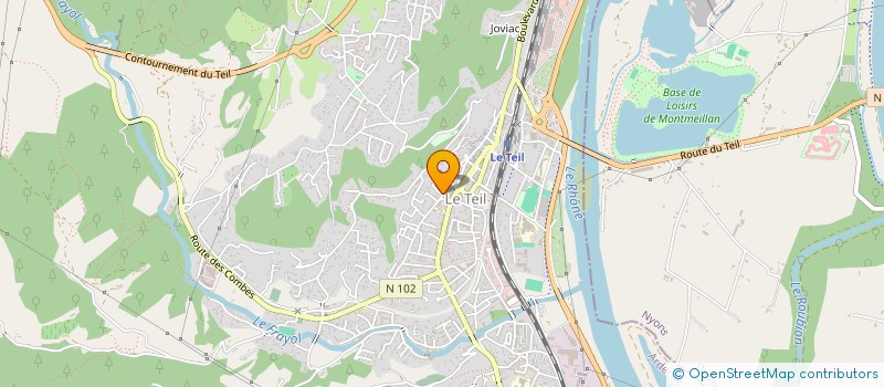 localisation de l'entreprise MADAME BENEDICTE OBRADOR  LE TEIL