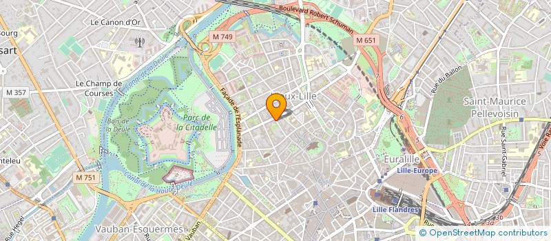 localisation de l'entreprise MADAME BENEDICTE ODOUX à LILLE