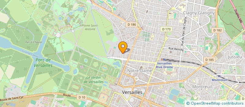 localisation de l'entreprise MADAME BENEDICTE OLLE-LAPRUNE à VERSAILLES