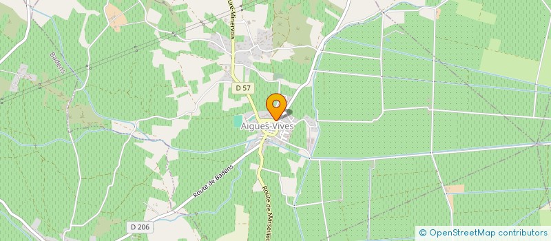 localisation de l'entreprise MADAME BENEDICTE PAGES  AIGUES-VIVES