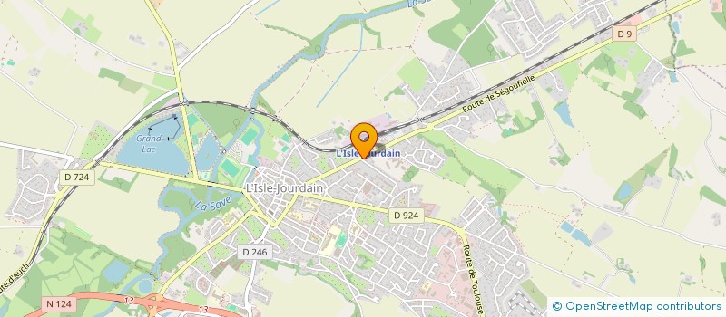 localisation de l'entreprise MADAME BENEDICTE PAQUEREAU  L'ISLE-JOURDAIN