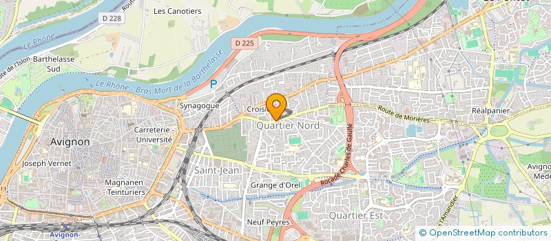 localisation de l'entreprise MADAME BENEDICTE PARC  AVIGNON