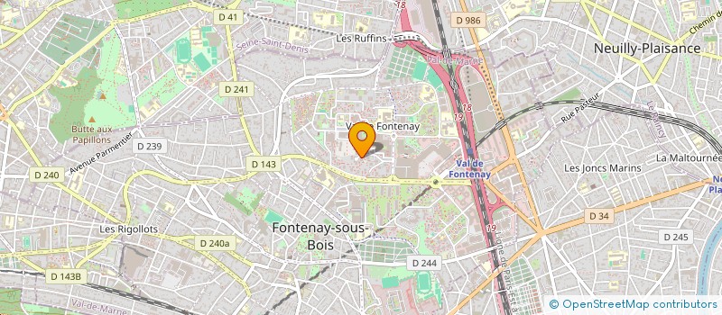 localisation de l'entreprise MADAME BENEDICTE PASQUINO  FONTENAY-SOUS-BOIS