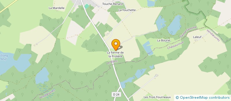 localisation de l'entreprise MADAME BENEDICTE PATUREAU à SAINTE-GEMME