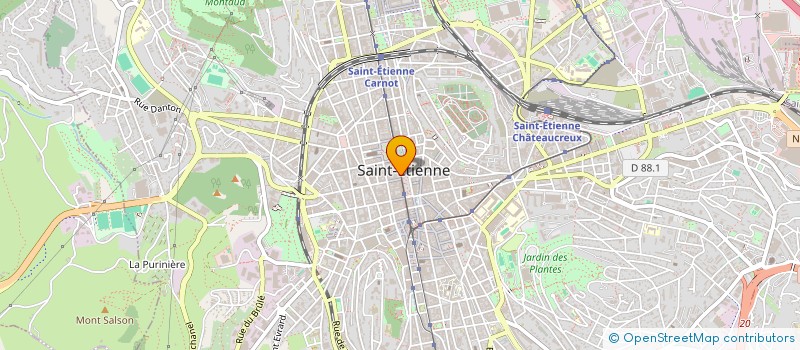 localisation de l'entreprise MADAME BENEDICTE PAVLOU  SAINT-ETIENNE