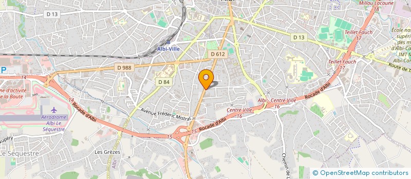 localisation de l'entreprise MADAME BENEDICTE PELICOT à ALBI