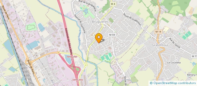 localisation de l'entreprise MADAME BENEDICTE PELLARIN  BRUGUIERES