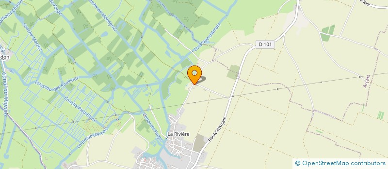 localisation de l'entreprise MADAME BENEDICTE PELLETIER à SAINT-HILAIRE-LA-PALUD