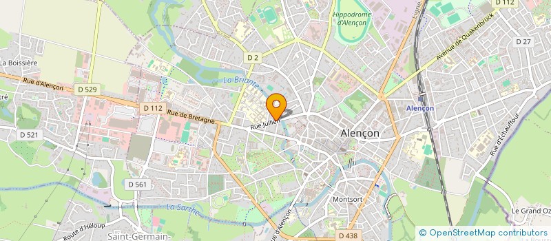 localisation de l'entreprise MADAME BENEDICTE PELLUET à ALENCON