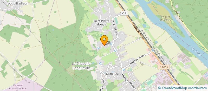 localisation de l'entreprise MADAME BENEDICTE PELOU  LA CHAPELLE-LONGUEVILLE