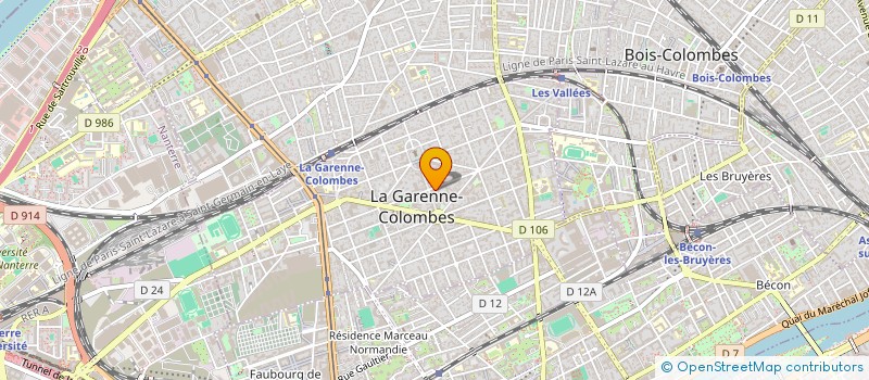 localisation de l'entreprise MADAME BENEDICTE PEREZ à LA GARENNE-COLOMBES