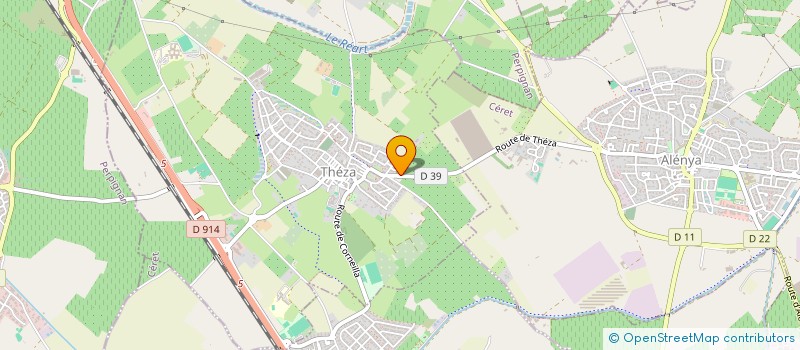 localisation de l'entreprise MADAME BENEDICTE PERRIER  THEZA