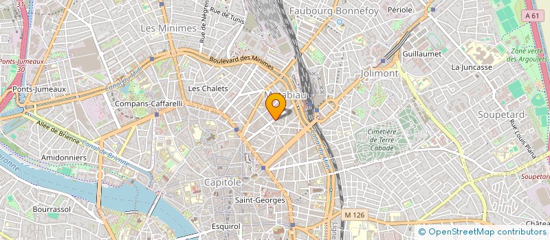 localisation de l'entreprise MADAME BENEDICTE PESCIO  TOULOUSE