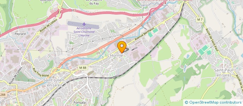 localisation de l'entreprise MADAME BENEDICTE PETIT  L'HORME