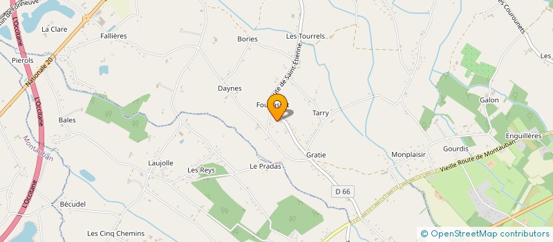 localisation de l'entreprise MADAME BENEDICTE PEZAT  ALBIAS