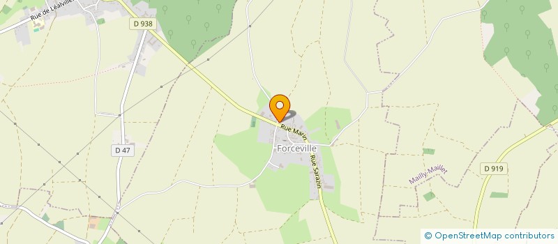 localisation de l'entreprise MADAME BENEDICTE PICAVET  FORCEVILLE