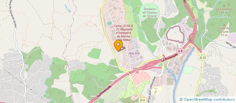 localisation de l'entreprise MADAME BENEDICTE PIERRE JEAN ADOLPHE à FREJUS