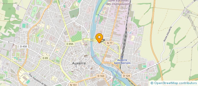 localisation de l'entreprise MADAME BENEDICTE PINARD à AUXERRE